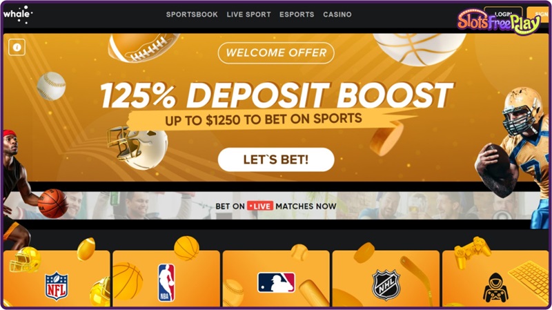Deposit Bonuses at Betwhale Sportsbook