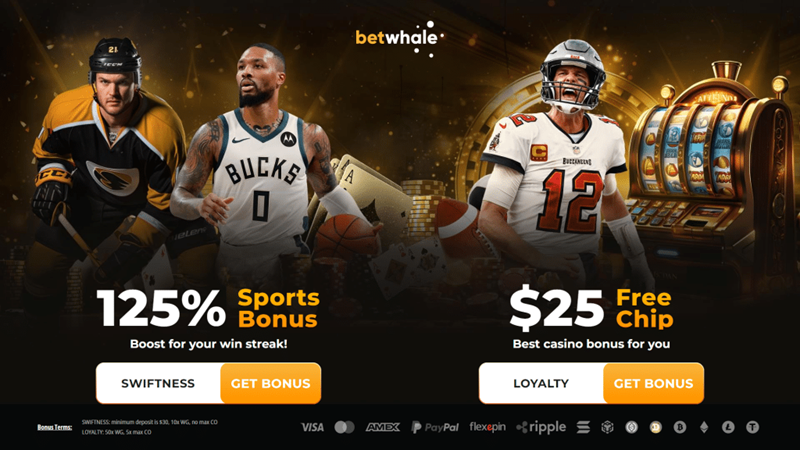 No Deposit Bonuses at Betwhale Sportsbook